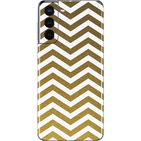 Gold Chevron Galaxy S21 5G Skin