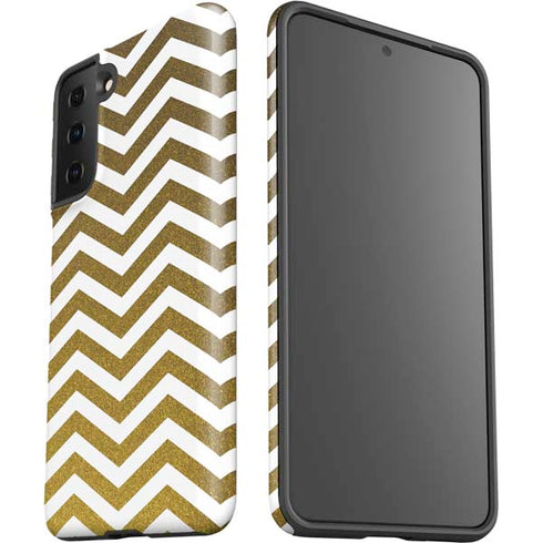 Gold Chevron Galaxy S21 FE Pro Case