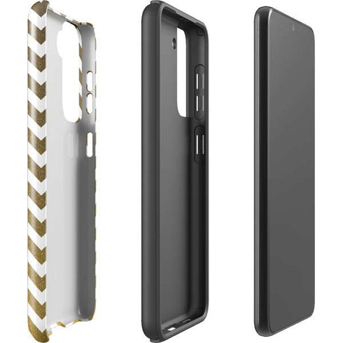 Gold Chevron Galaxy S21 Plus 5G Pro Case