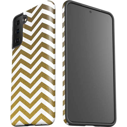 Gold Chevron Galaxy S21 Plus 5G Pro Case