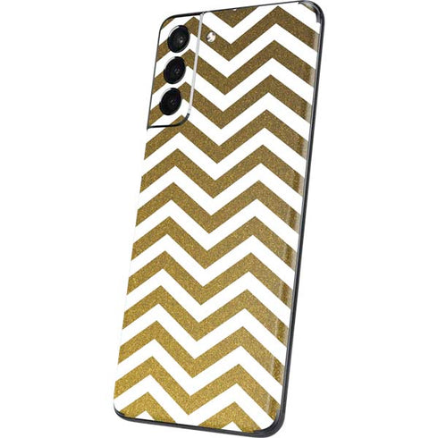 Gold Chevron Galaxy S21 Plus 5G Skin