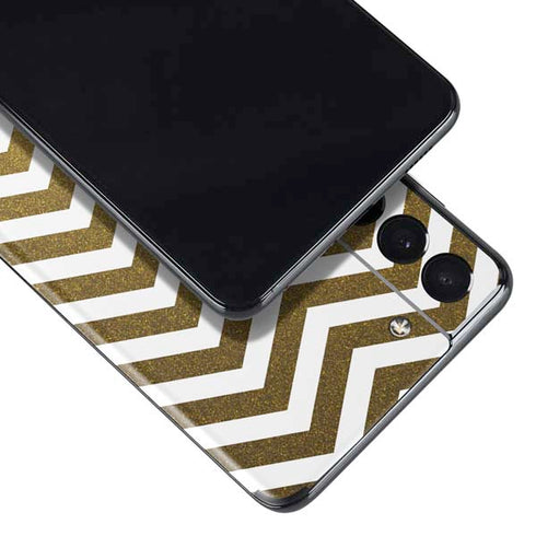 Gold Chevron Galaxy S21 Plus 5G Skin