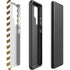Gold Chevron Galaxy S22 Ultra Pro Case