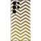 Gold Chevron Galaxy S22 Ultra Skin