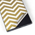 Gold Chevron Galaxy S22 Ultra Skin