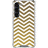 Gold Chevron Galaxy S23 Clear Case
