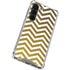 Gold Chevron Galaxy S23 Clear Case