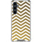 Gold Chevron Galaxy S23 FE Clear Case