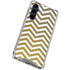 Gold Chevron Galaxy S23 FE Clear Case