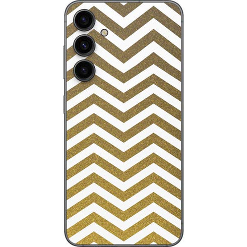 Gold Chevron Galaxy S23 FE Skin