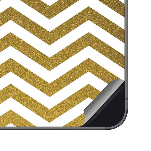 Gold Chevron Galaxy S23 FE Skin