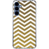 Gold Chevron Galaxy S24 Clear Case