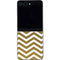 Gold Chevron Galaxy Z Flip5 5G Skin