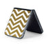 Gold Chevron Galaxy Z Flip5 5G Skin