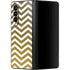 Gold Chevron Galaxy Z Fold3 5G Skin