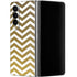 Gold Chevron Galaxy Z Fold4 5G Skin