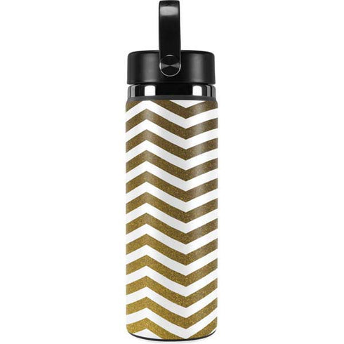 Gold Chevron Hydro Flask 20oz Wide Mouth Skin
