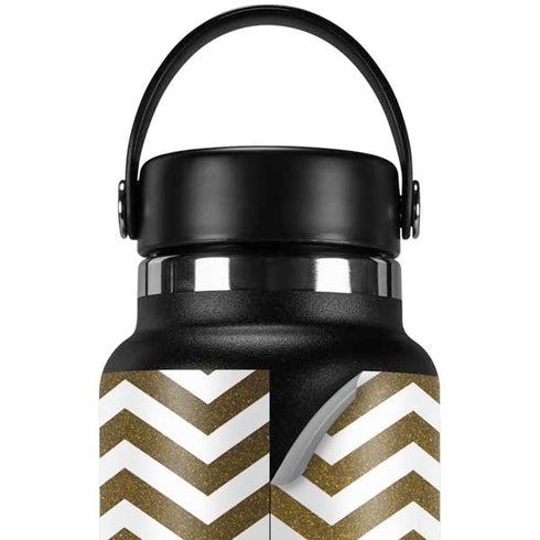 Gold Chevron Hydro Flask 32oz Wide Mouth Skin
