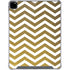 Gold Chevron iPad Pro 12.9in (2020) Clear Case