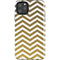 Gold Chevron iPhone 11 Pro Max Impact Case