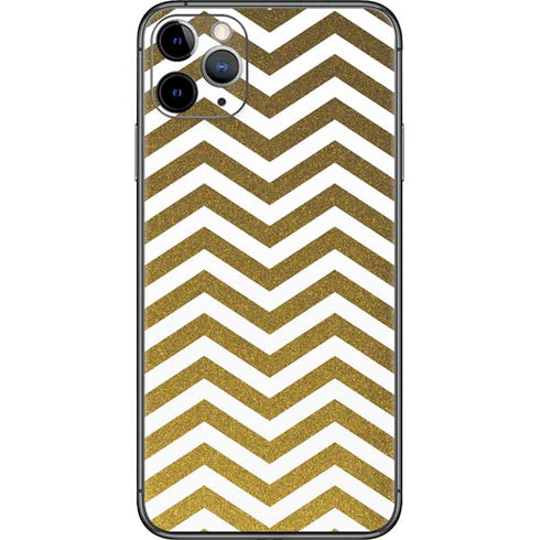 Gold Chevron iPhone 11 Pro Max Skin