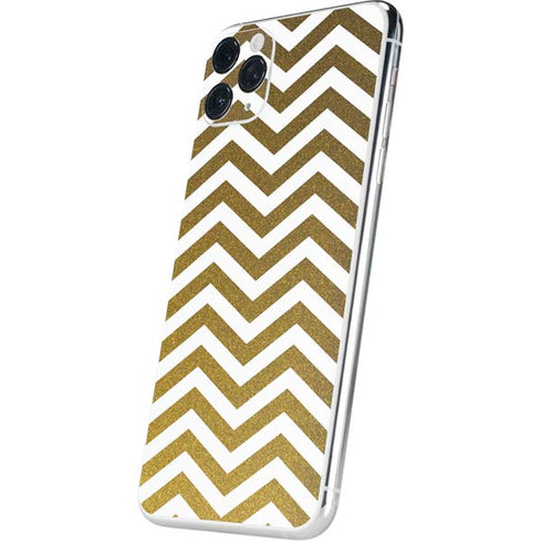 Gold Chevron iPhone 11 Pro Max Skin