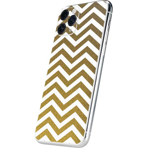 Gold Chevron iPhone 11 Pro Skin