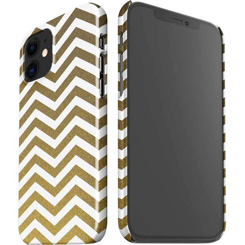 Gold Chevron iPhone 12 Mini Lite Case