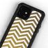 Gold Chevron iPhone 12 Mini Waterproof Case