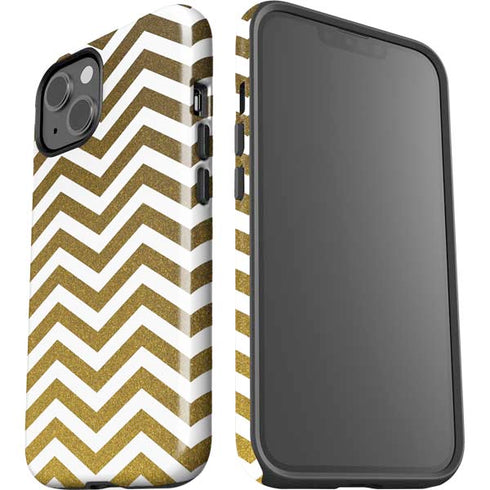 Gold Chevron iPhone 13 Impact Case
