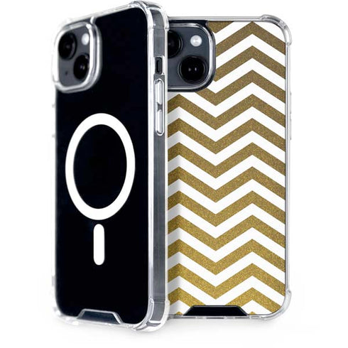 Gold Chevron iPhone 13 MagSafe Case