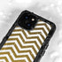 Gold Chevron iPhone 13 Mini Waterproof Case