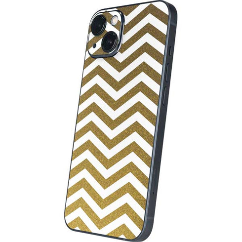 Gold Chevron iPhone 13 Skin