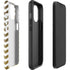 Gold Chevron iPhone 14 Plus Impact Case