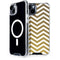 Gold Chevron iPhone 15 Plus MagSafe Case