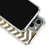 Gold Chevron iPhone 15 Pro Clear Case