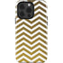 Gold Chevron iPhone 15 Pro Impact Case