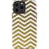 Gold Chevron iPhone 15 Pro Max Impact Case