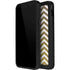 Gold Chevron iPhone 14 Pro Max Waterproof Case