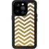 Gold Chevron iPhone 14 Pro Waterproof Case