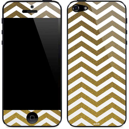 Gold Chevron iPhone 5/5s/5SE Skin