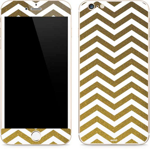 Gold Chevron iPhone 6/6s Plus Skin