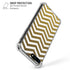 Gold Chevron iPhone 7/8 Plus Clear Case