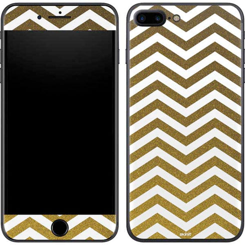 Gold Chevron iPhone 7 Plus Skin