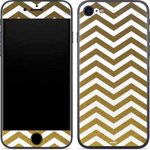 Gold Chevron iPhone 8 Skin