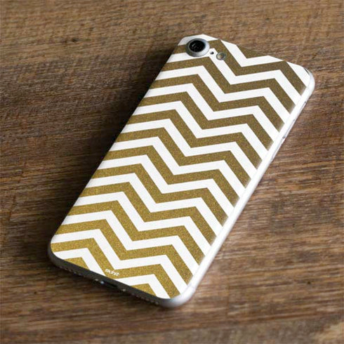 Gold Chevron iPhone 8 Skin