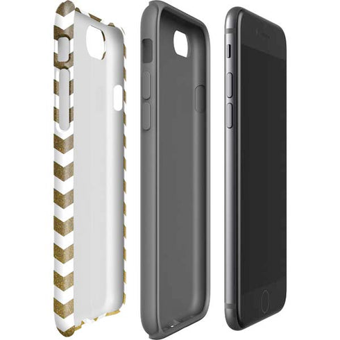 Gold Chevron iPhone SE (2nd & 3rd Gen) Pro Case