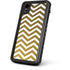 Gold Chevron iPhone XR Waterproof Case