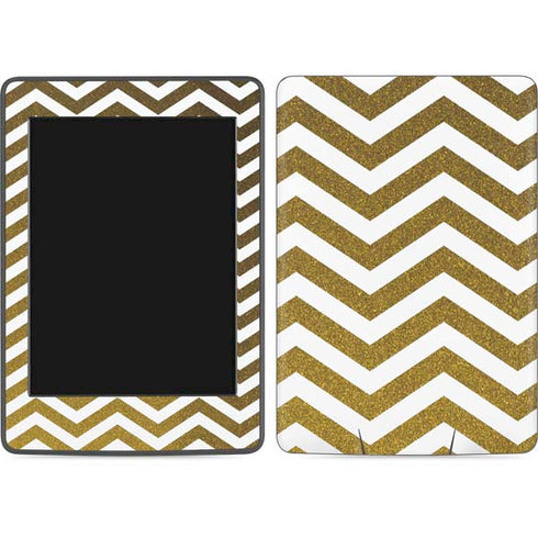 Gold Chevron Amazon Kindle Skin