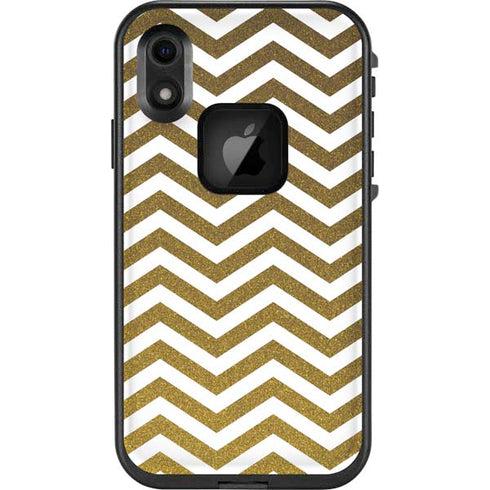 Gold Chevron LifeProof Fre iPhone Skin